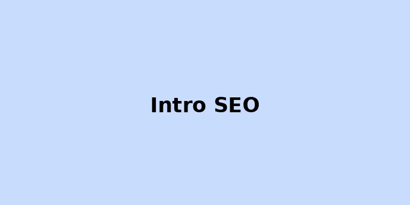 Introduction au SEO