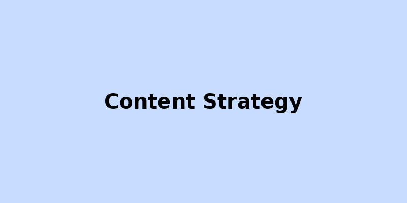 Content Strategy for Developers
