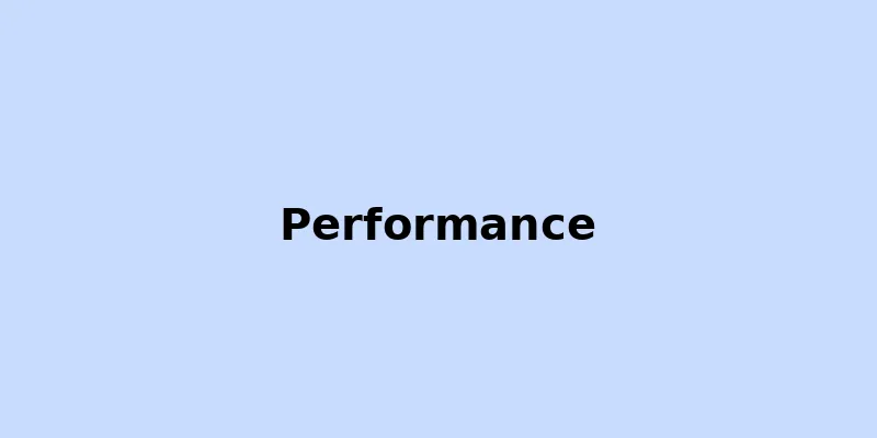 Guide de Performance Web